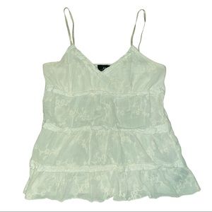 Boutique Style Cream Tank Top